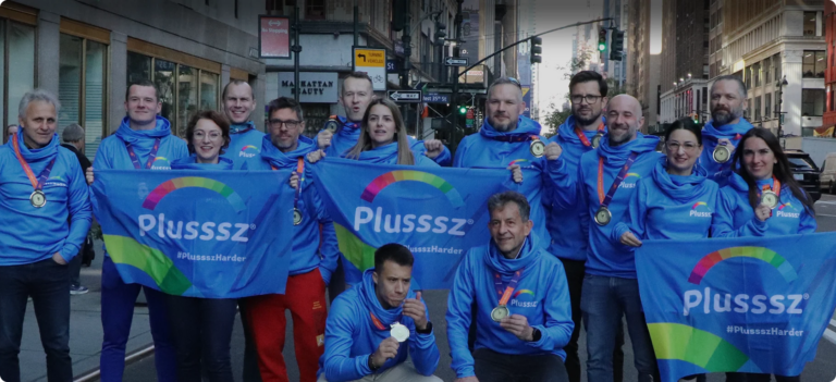 Success of the Plusssz brand in the New York Marathon