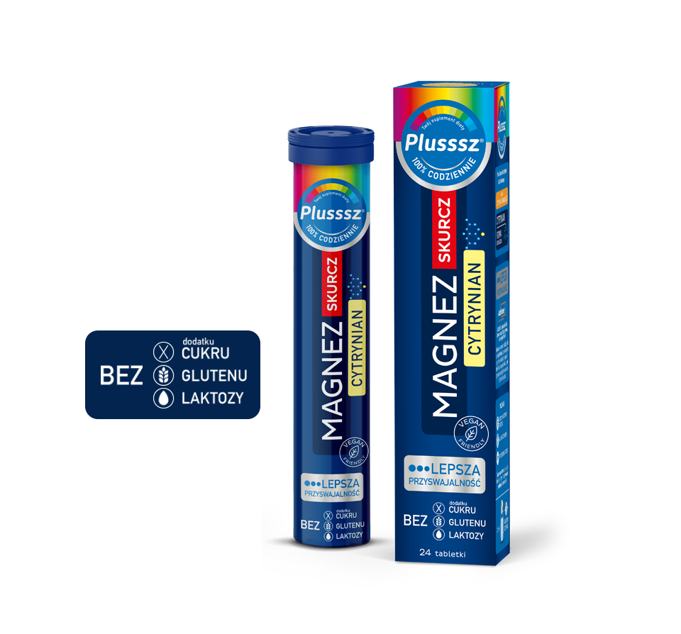 Plusssz Magnez Skurcz Cytrynian
