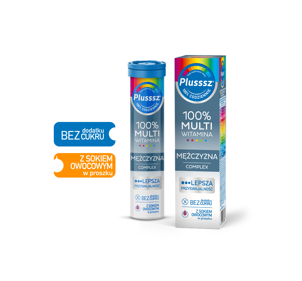 Plusssz 100% Multiwitamina Mężczyzna Complex